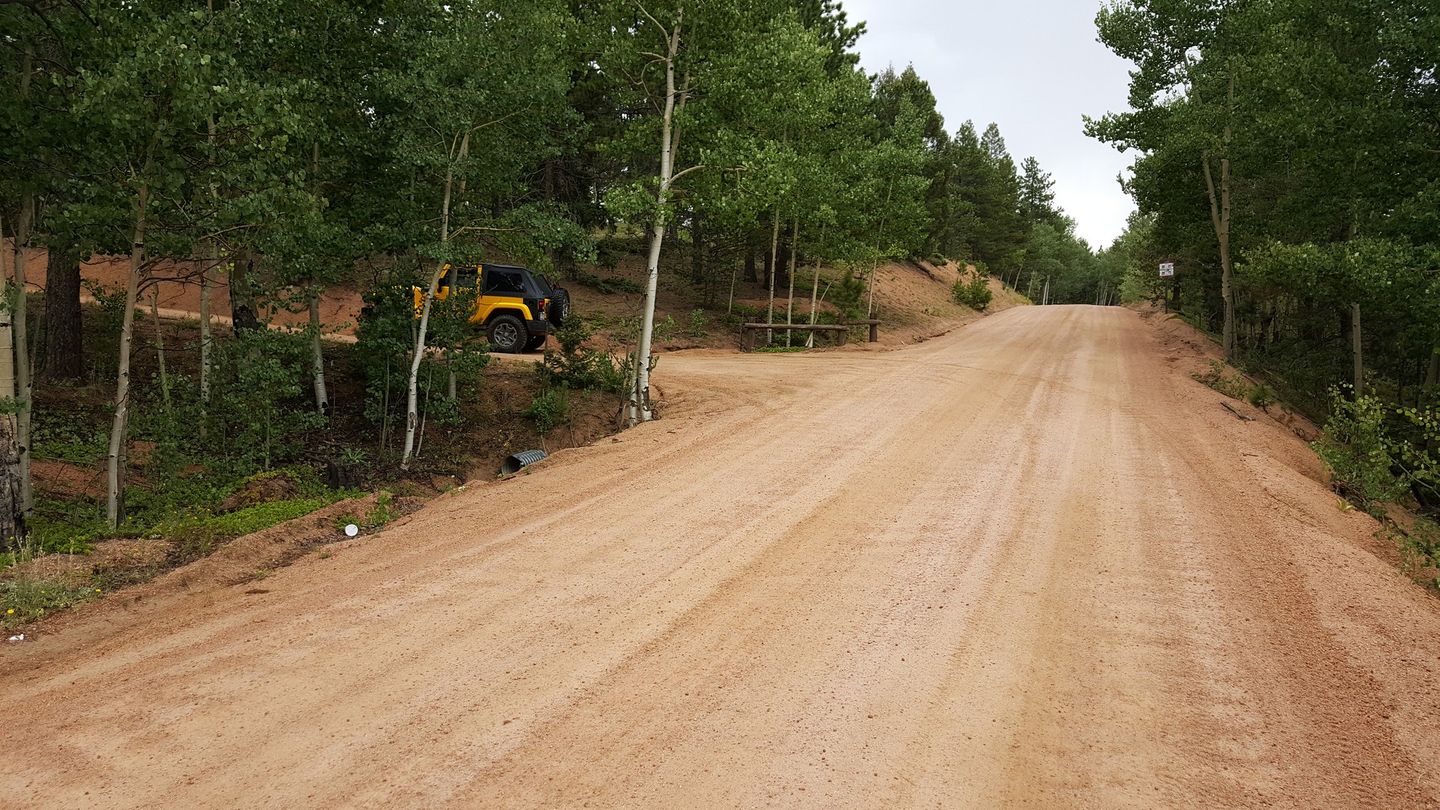 Rampart Range Road - Waypoint 15: Balanced Rock Road