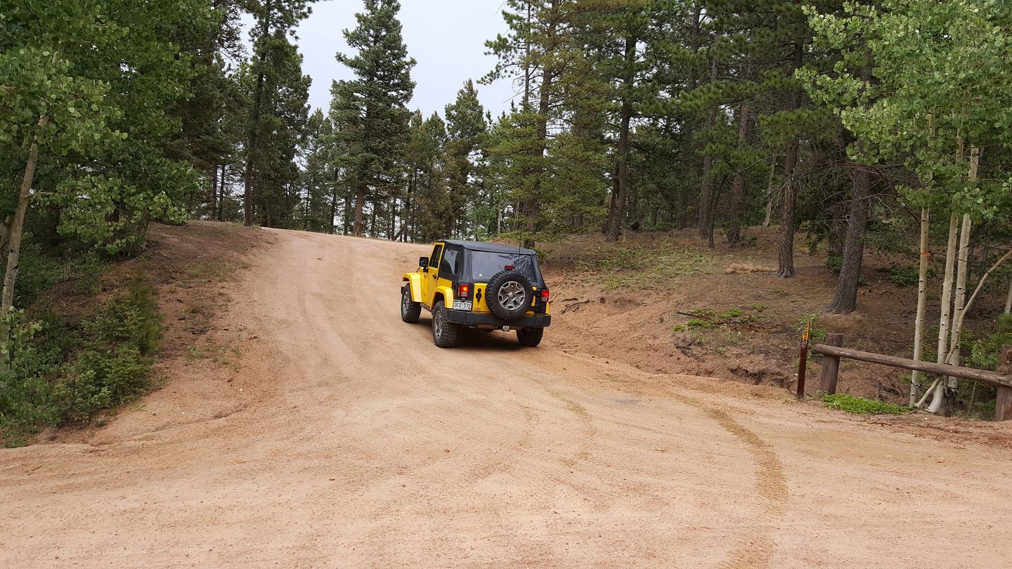 Rampart Range Road - Waypoint 15: Balanced Rock Road