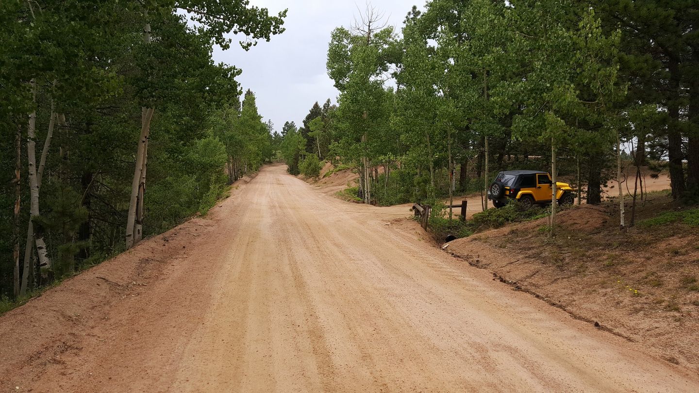 Rampart Range Road - Waypoint 15: Balanced Rock Road