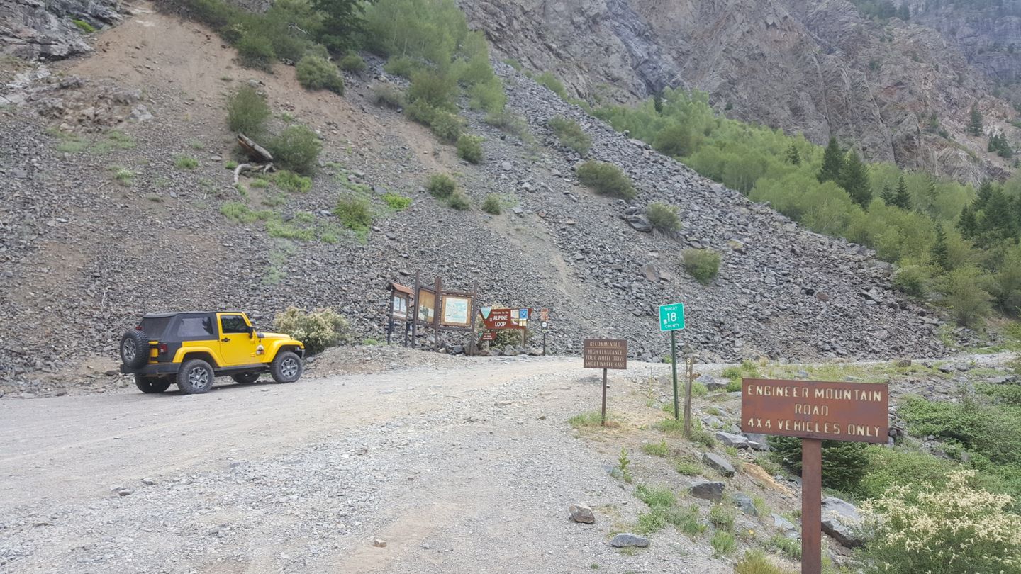 Engineer Pass - Waypoint 1: Ouray Area Trailhead