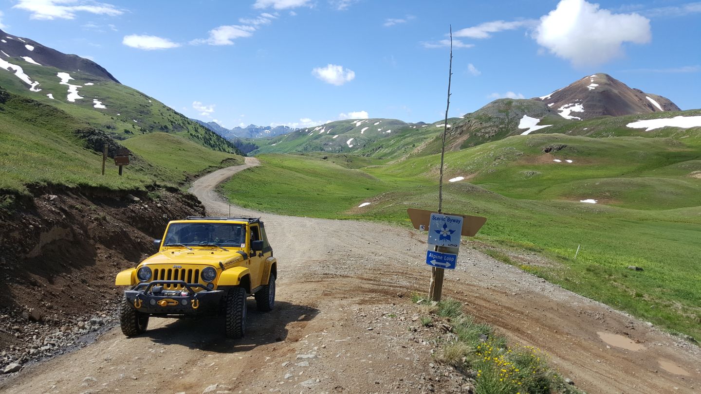 Engineer Pass - Waypoint 11: Intersection with Alpine Loop Connector