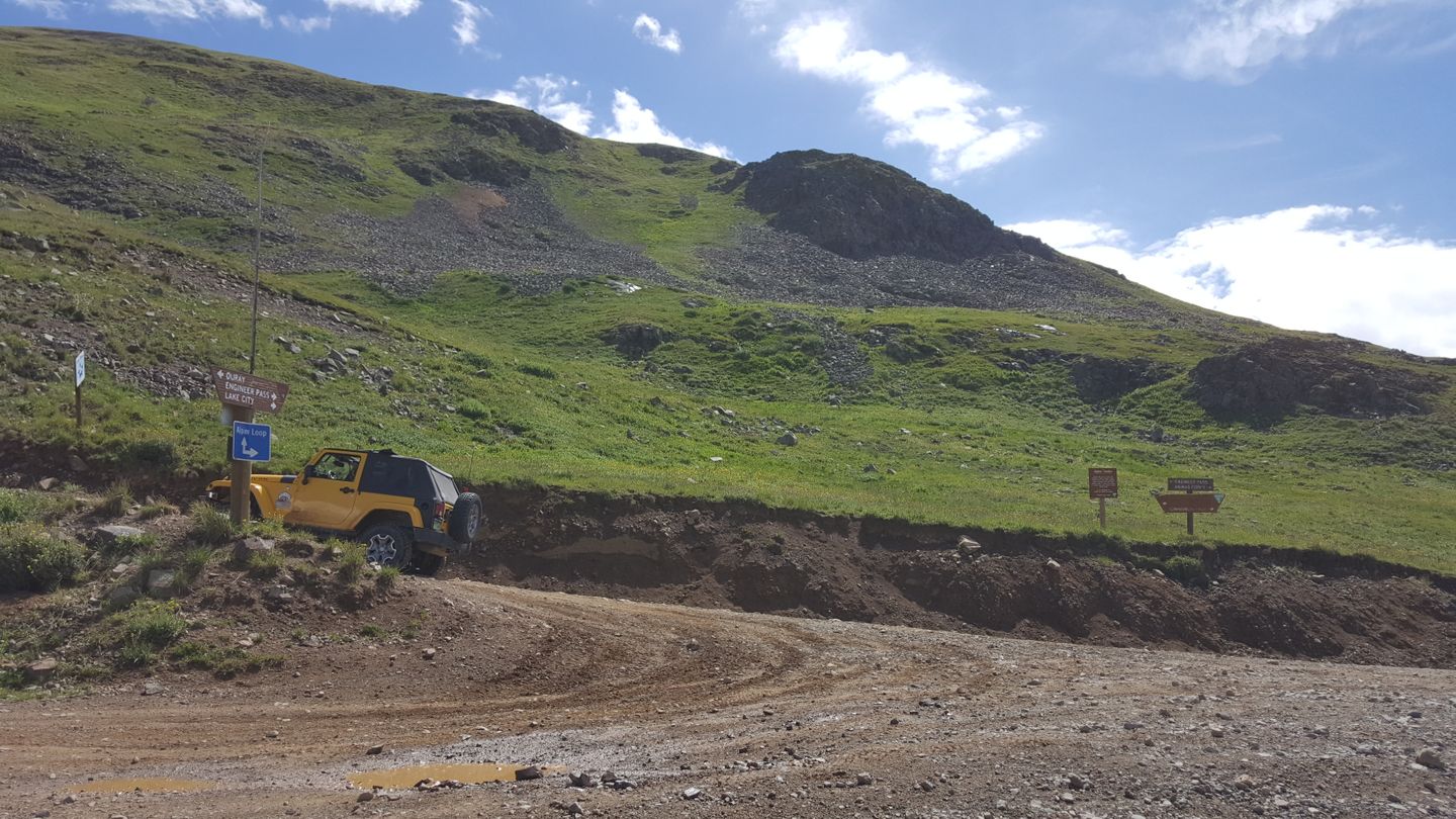 Engineer Pass - Waypoint 11: Intersection with Alpine Loop Connector