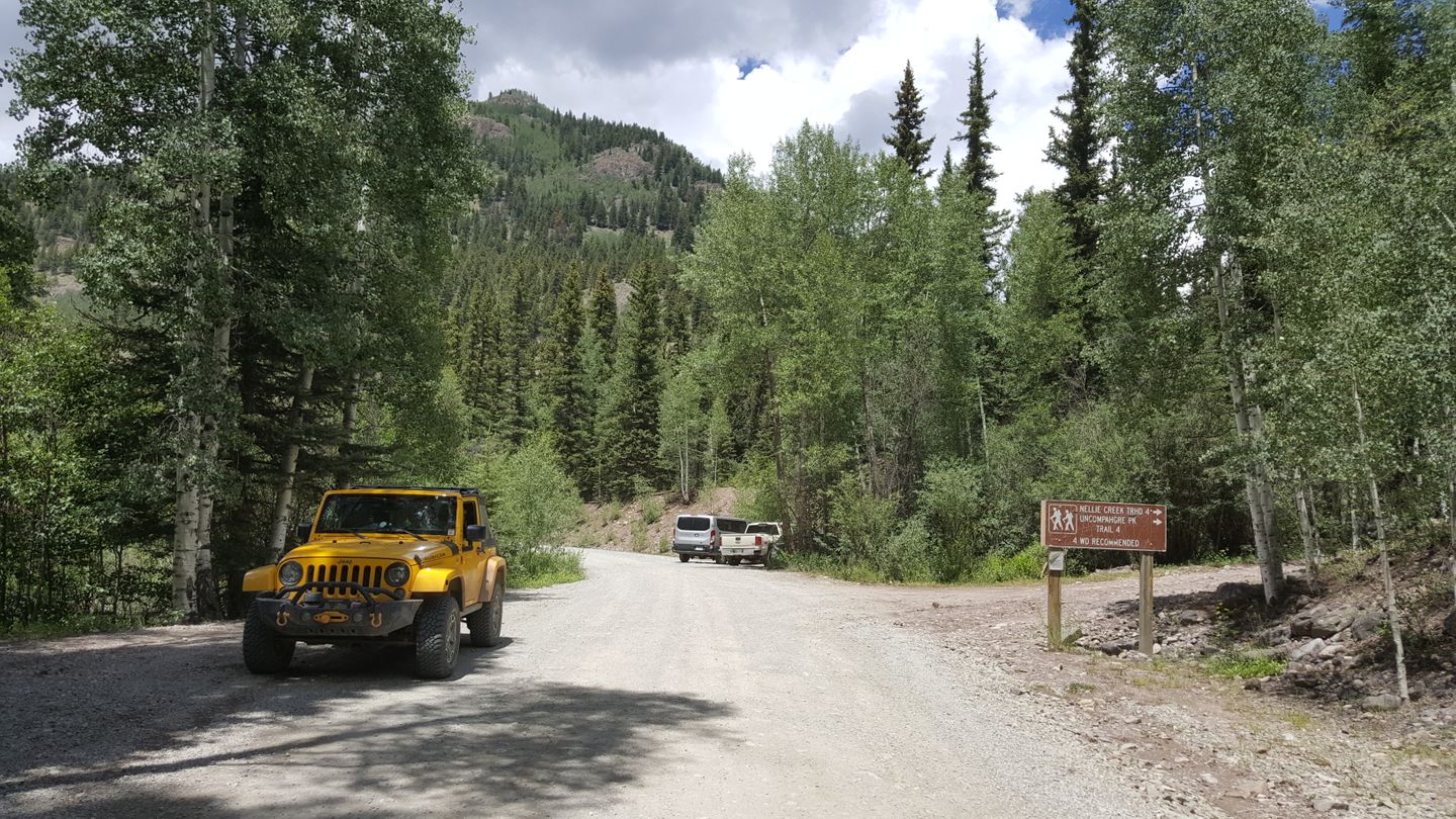 Engineer Pass - Waypoint 30: Intersection with Nellie Creek (CR 23)