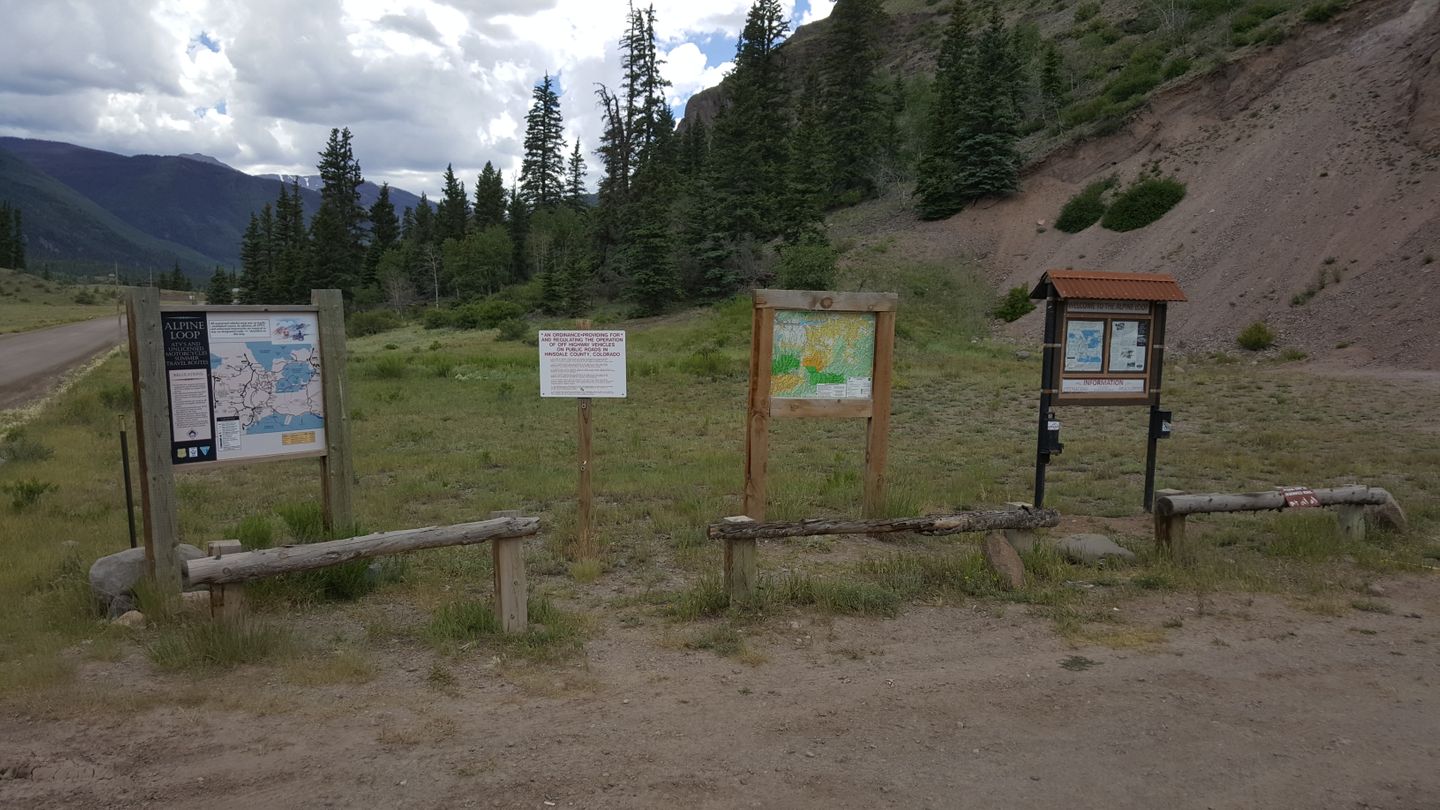 Cinnamon Pass - Waypoint 3: ATV Staging Area and Parking Lot