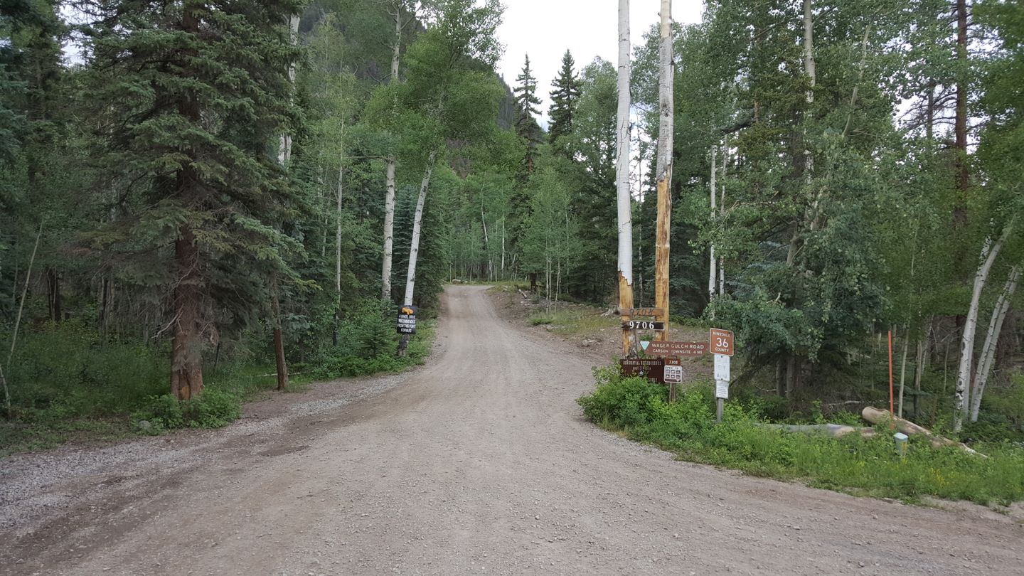 Cinnamon Pass - Waypoint 6: Intersection with CR 36