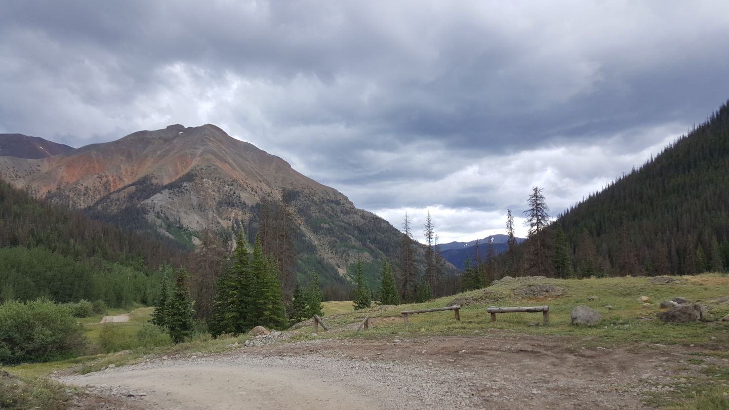 Cinnamon Pass - Waypoint 13: Scenic Stop With Informational Sign