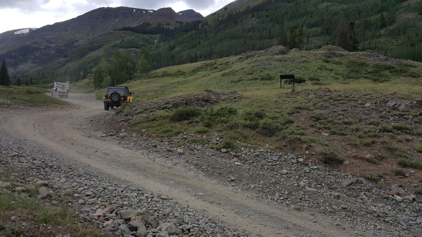 Cinnamon Pass - Waypoint 13: Scenic Stop With Informational Sign