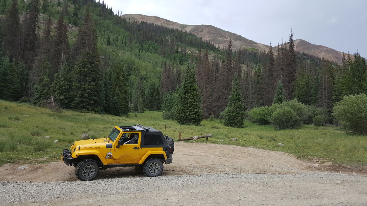 Cinnamon Pass - Waypoint 14: Scenic Stop With Informational Sign