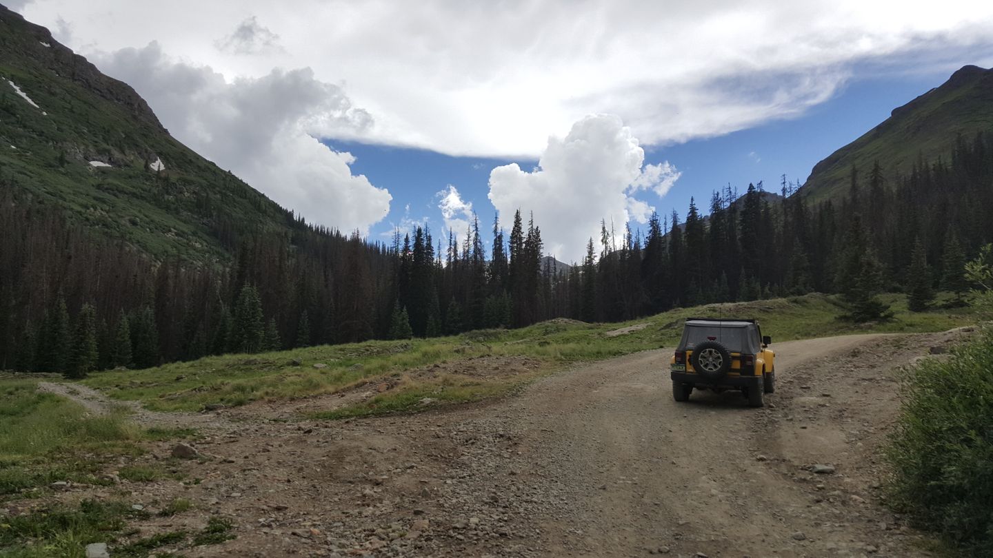 Cinnamon Pass - Waypoint 17: Intersection with Unknown Trail