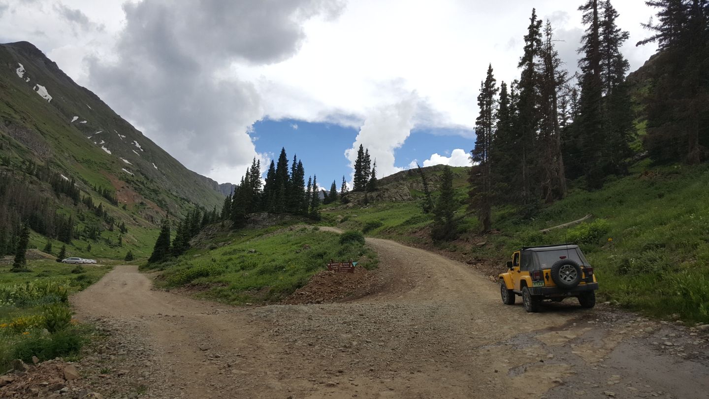 Cinnamon Pass - Waypoint 18: Intersection with CR 12