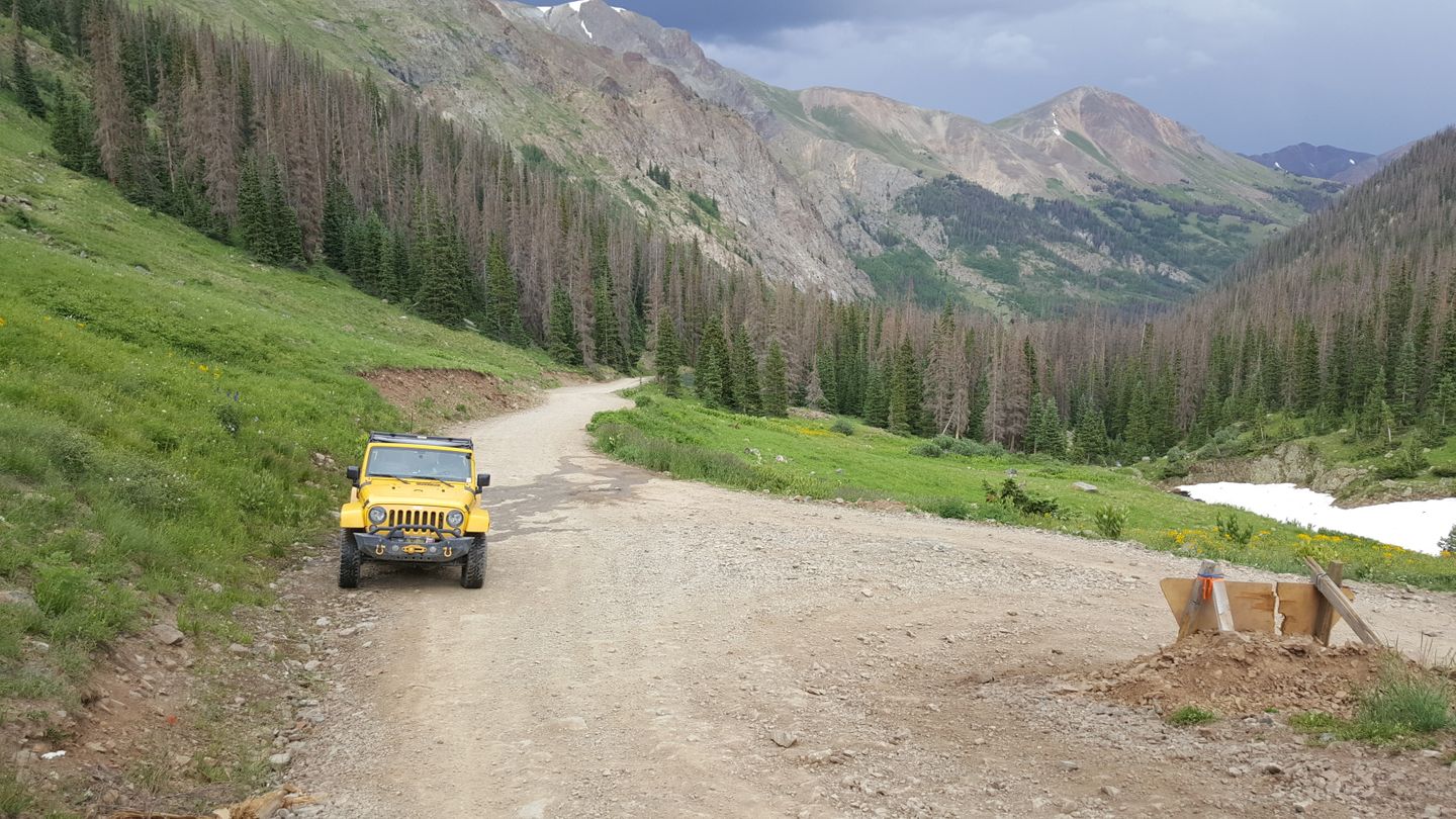 Cinnamon Pass - Waypoint 18: Intersection with CR 12