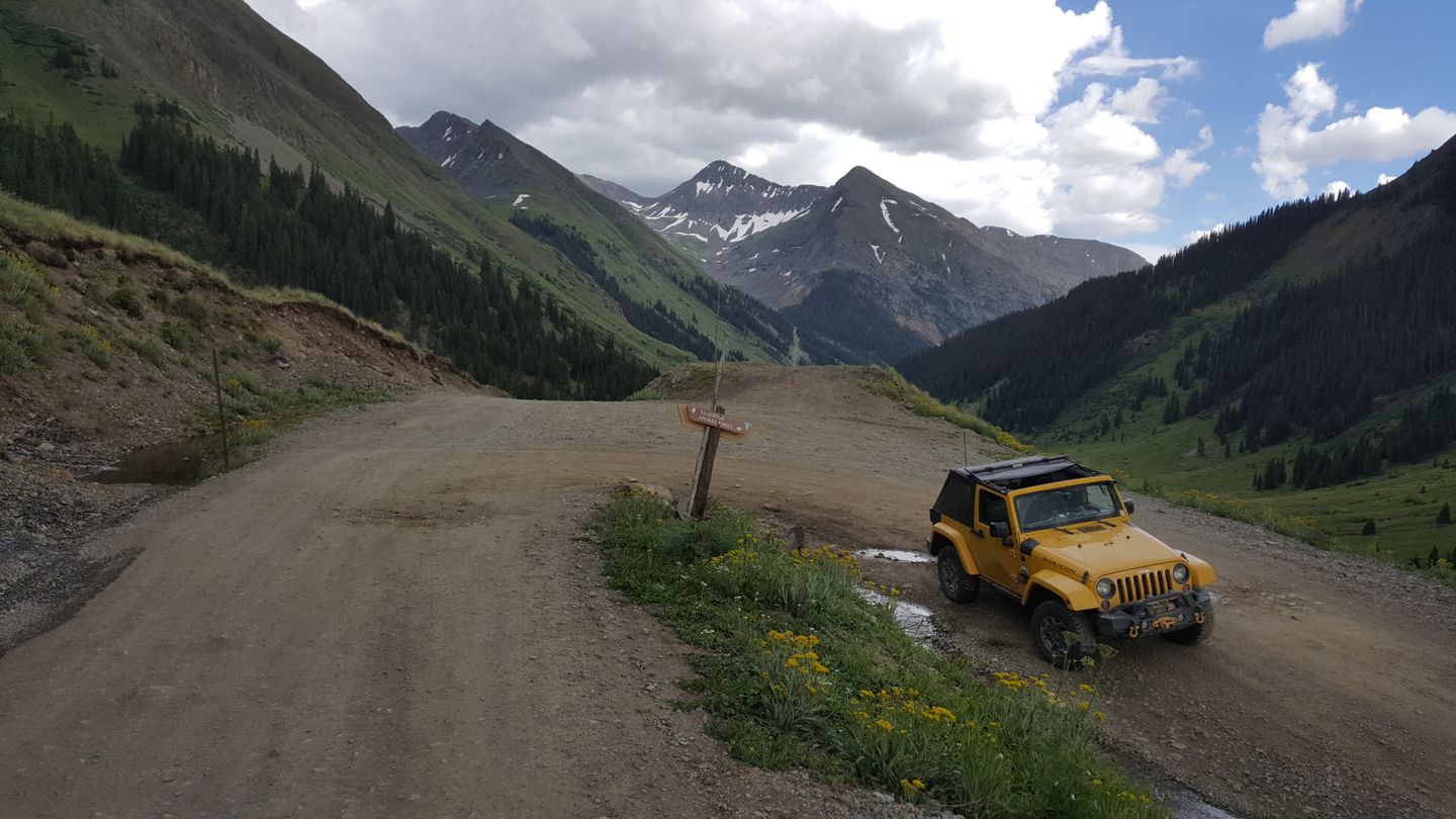 Cinnamon Pass - Waypoint 21: Intersection with Unnamed Road