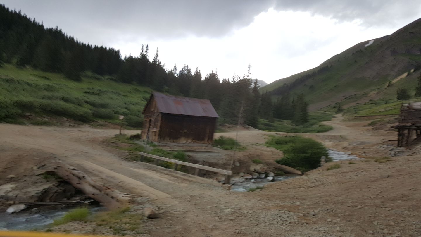 Cinnamon Pass - Waypoint 22: Trail Ends in Animas Forks at CR 9