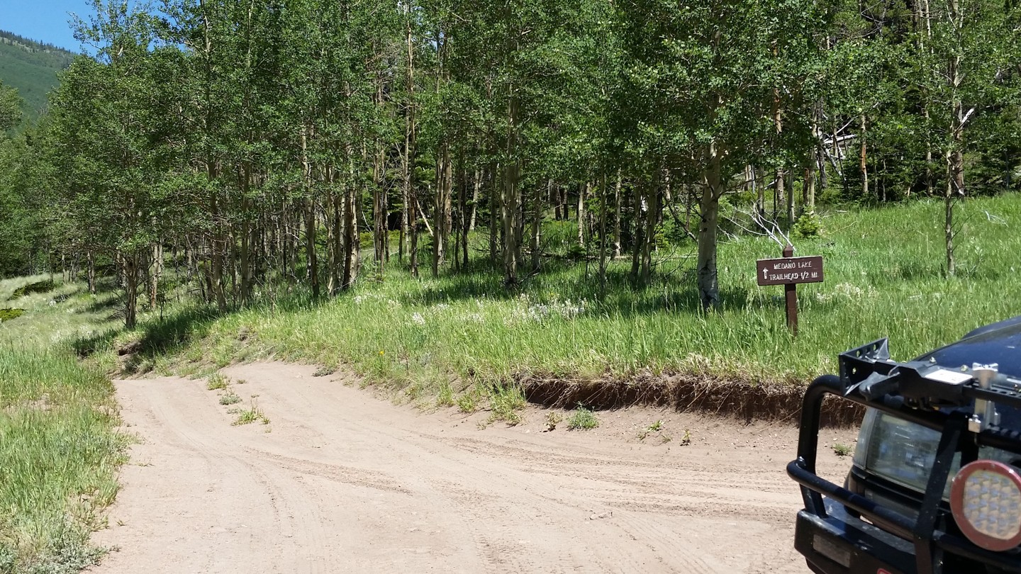 Medano Pass - Waypoint 5: Medano Lake Trailhead