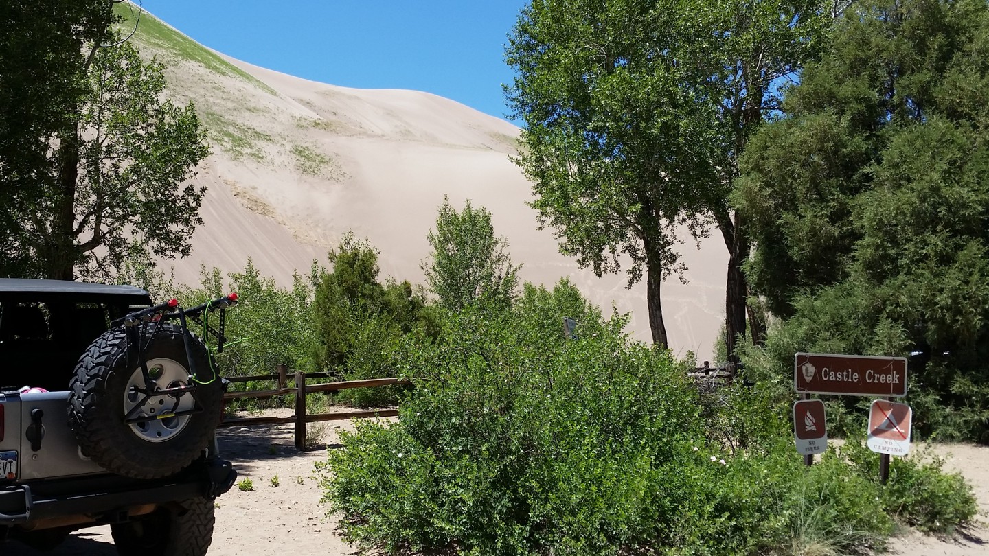 Medano Pass - Waypoint 12: Castle Creek Picnic Area With Modern Pit Toilet