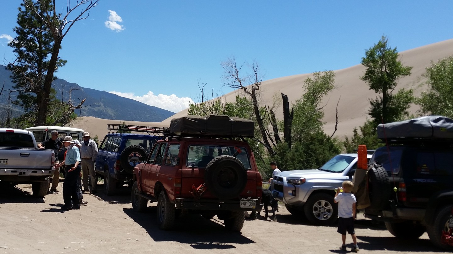 Medano Pass - Waypoint 12: Castle Creek Picnic Area With Modern Pit Toilet