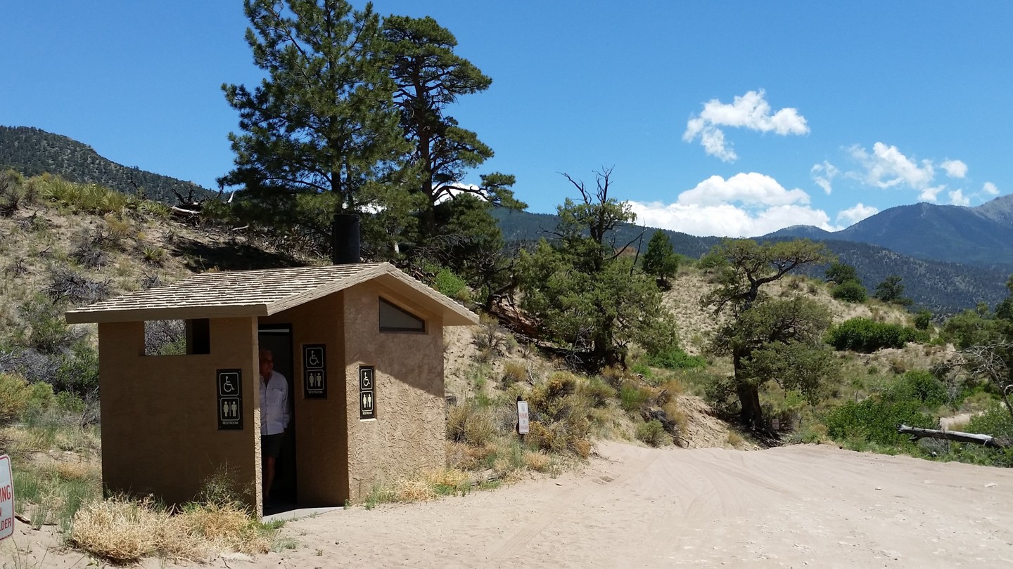 Medano Pass - Waypoint 12: Castle Creek Picnic Area With Modern Pit Toilet