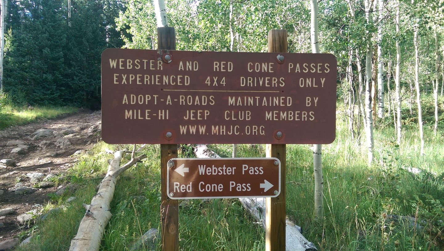 Webster Pass - Waypoint 15: Red Cone