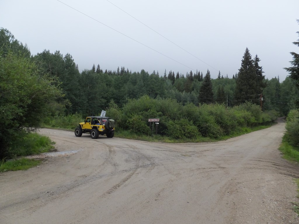 Tincup Pass - Waypoint 3: Left at sign for Tincup Pass