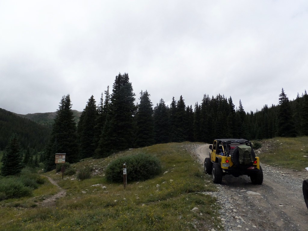 Tincup Pass - Waypoint 5: Cross the Colorado Trail